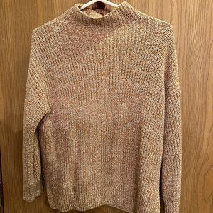Knit Sweater with Cowl-neck